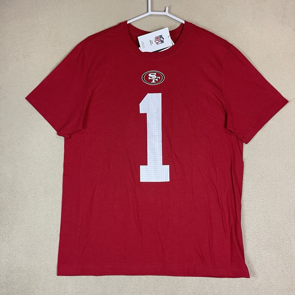 Nike Tee Mens L Red NFL Deebo Samuel Sr San Francisco 49ers Graphic Print